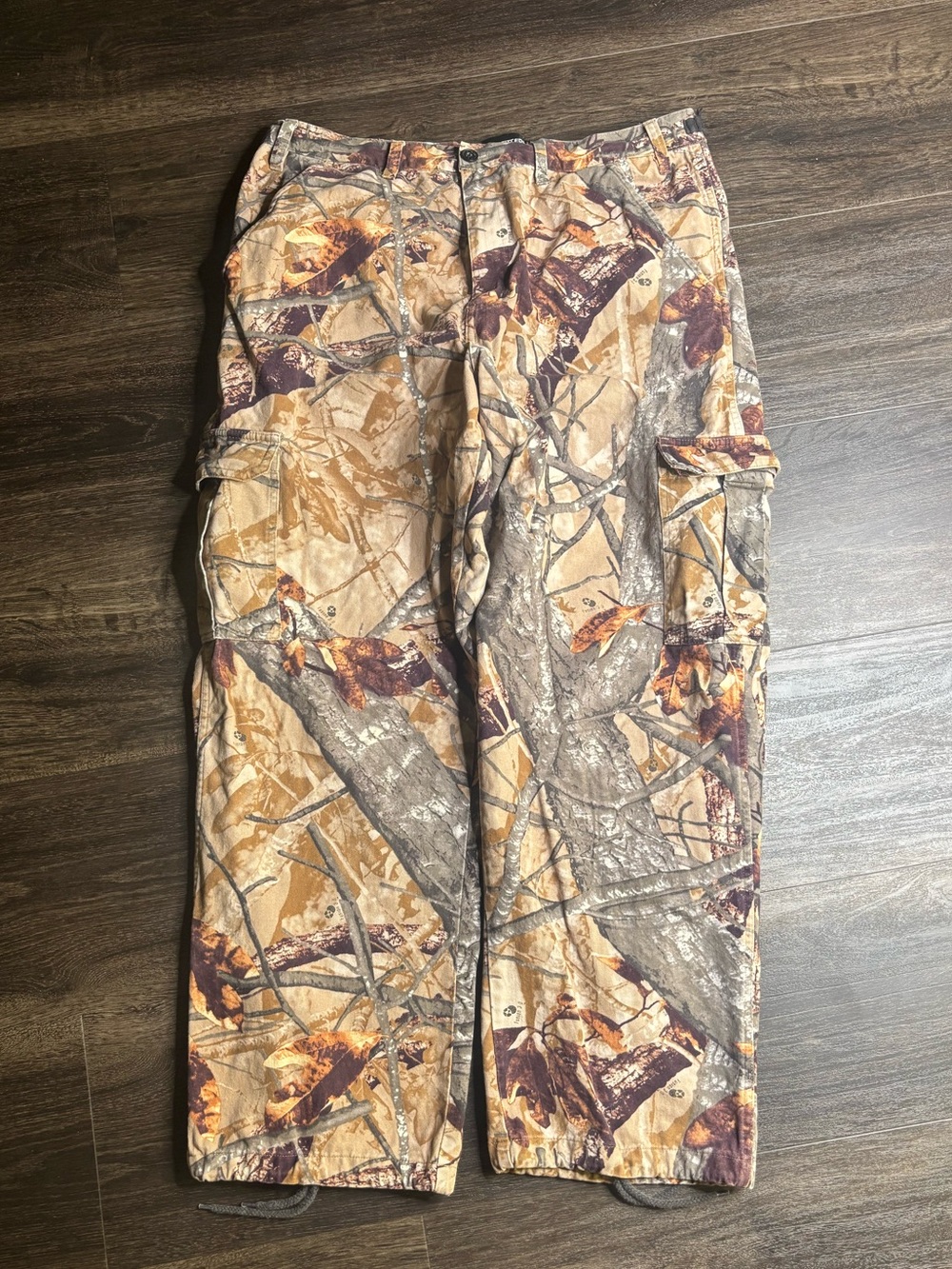 Outfitters Ridge Pants Mens L Fusion 3D Camo Baggy Relaxed Fit Hunting Outdoor